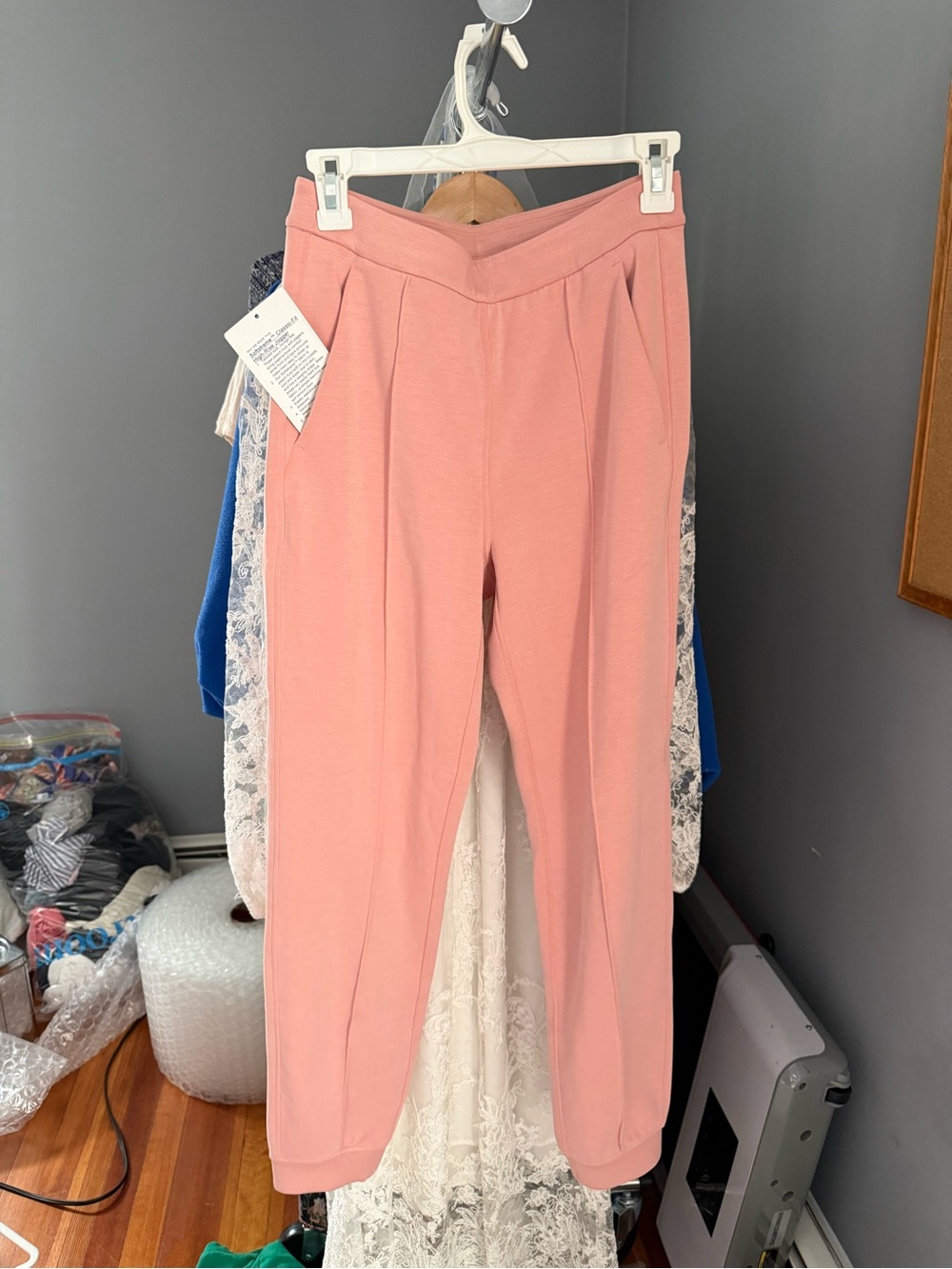 lululemon athletica softstreme classic fit high-rise jogger in tea rose, S